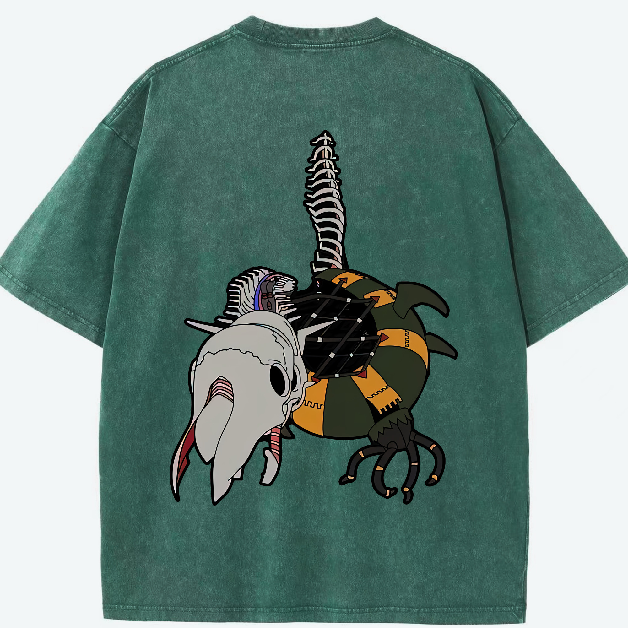（画像用） EVA 新世紀エヴァンゲリオン 綿100% ヴィンテージ風 半袖Tシャツ（背面プリント）